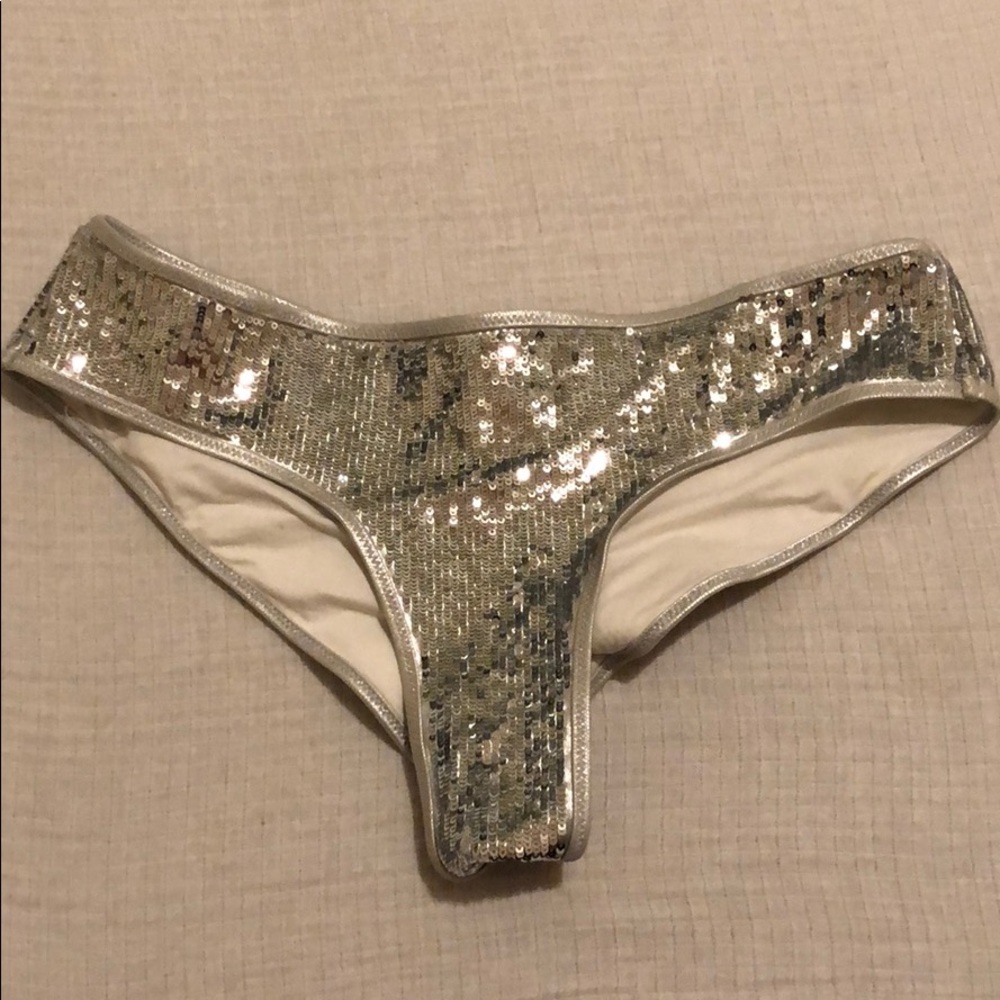 Victoria’s Secret PINK sequin bottoms SIZE L